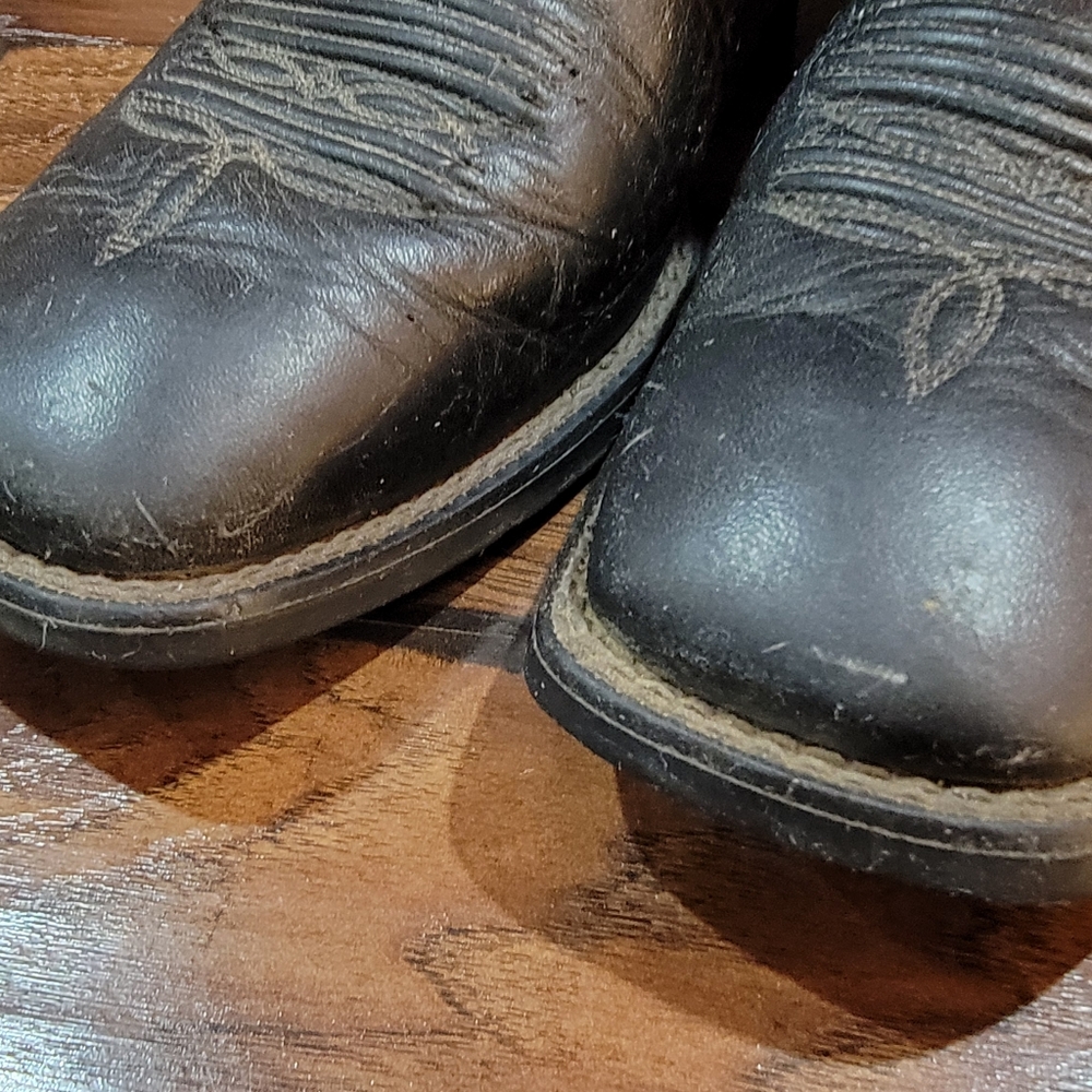 Ariat Black Western square toe boots - Picture 4 of 13